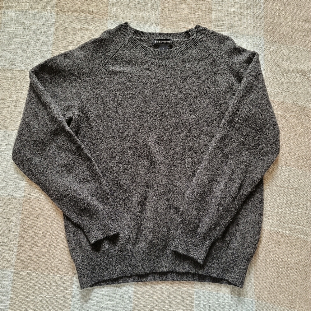 Charcoal Grey Wool Sweater